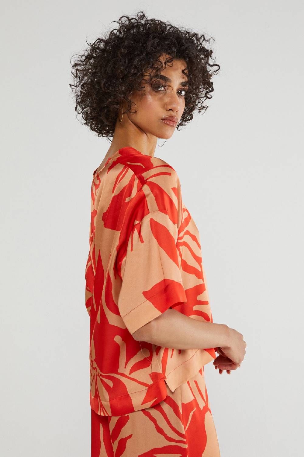 ottod'Ame Printed viscose sweater Hotsell