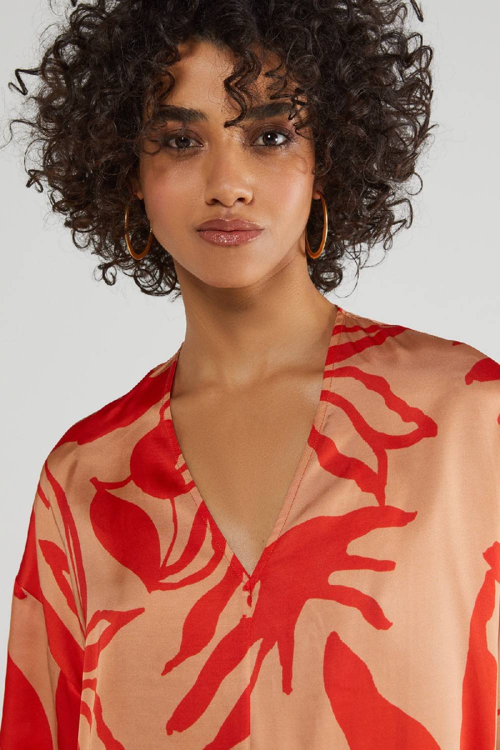 ottod'Ame Printed viscose sweater Hotsell