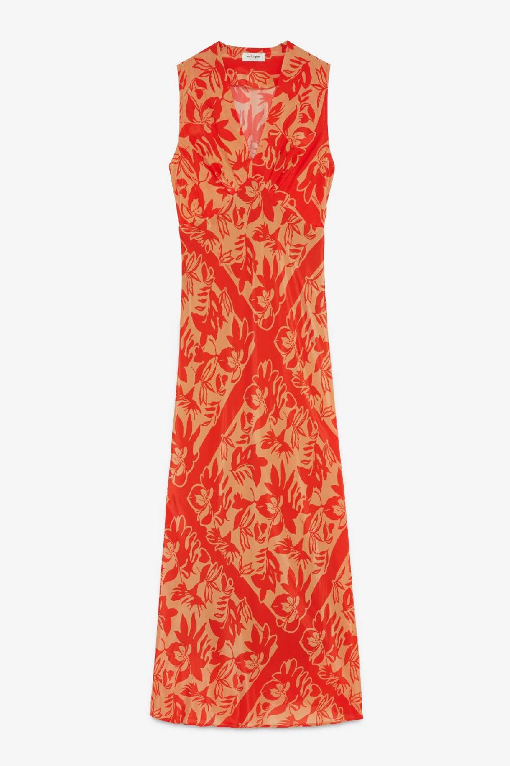 ottod'Ame Printed viscose long dress Liquidazione