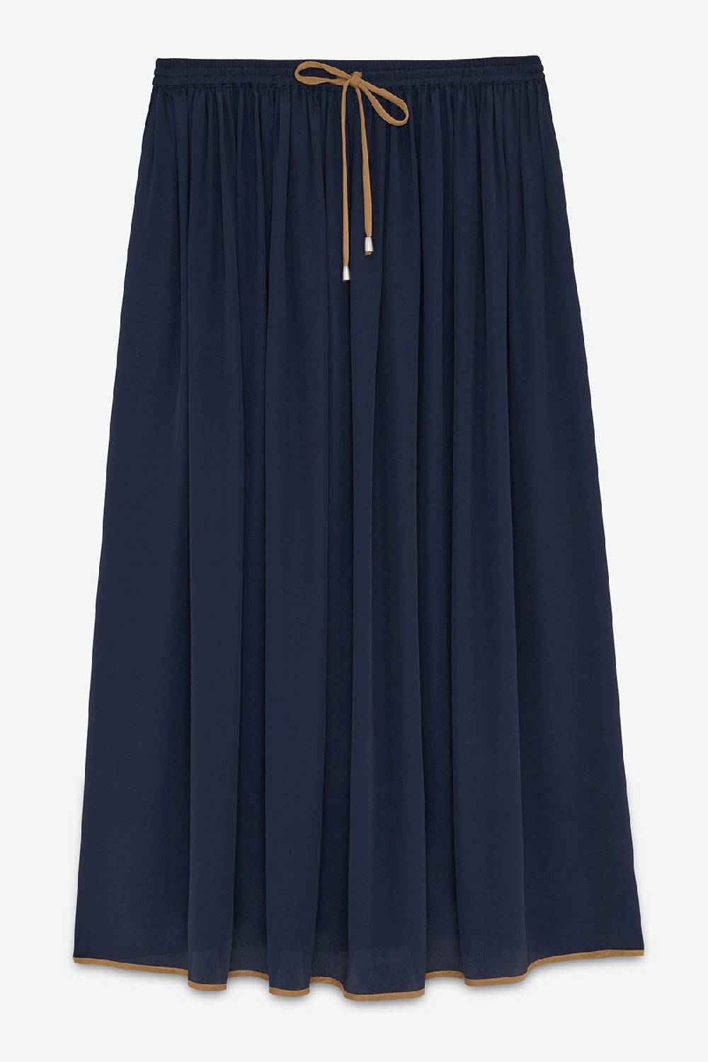 ottod'Ame Silk-blend long skirt Vendite Flash