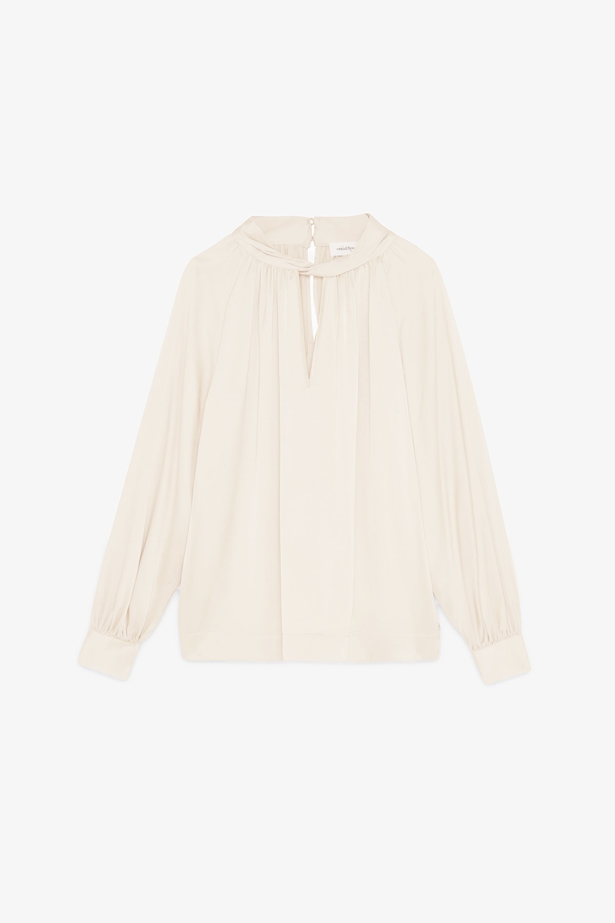 ottod'Ame Viscose blouse with knot Negozio