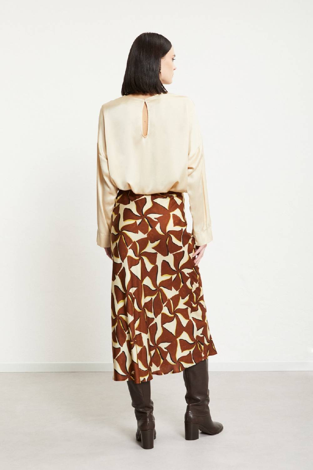 ottod'Ame Viscose midi skirt Moda