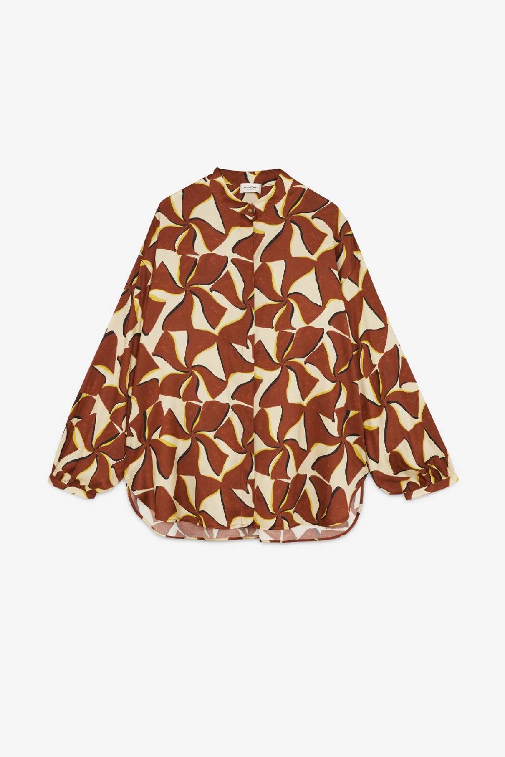 ottod'Ame Viscose shirt with rounded bottom 2025