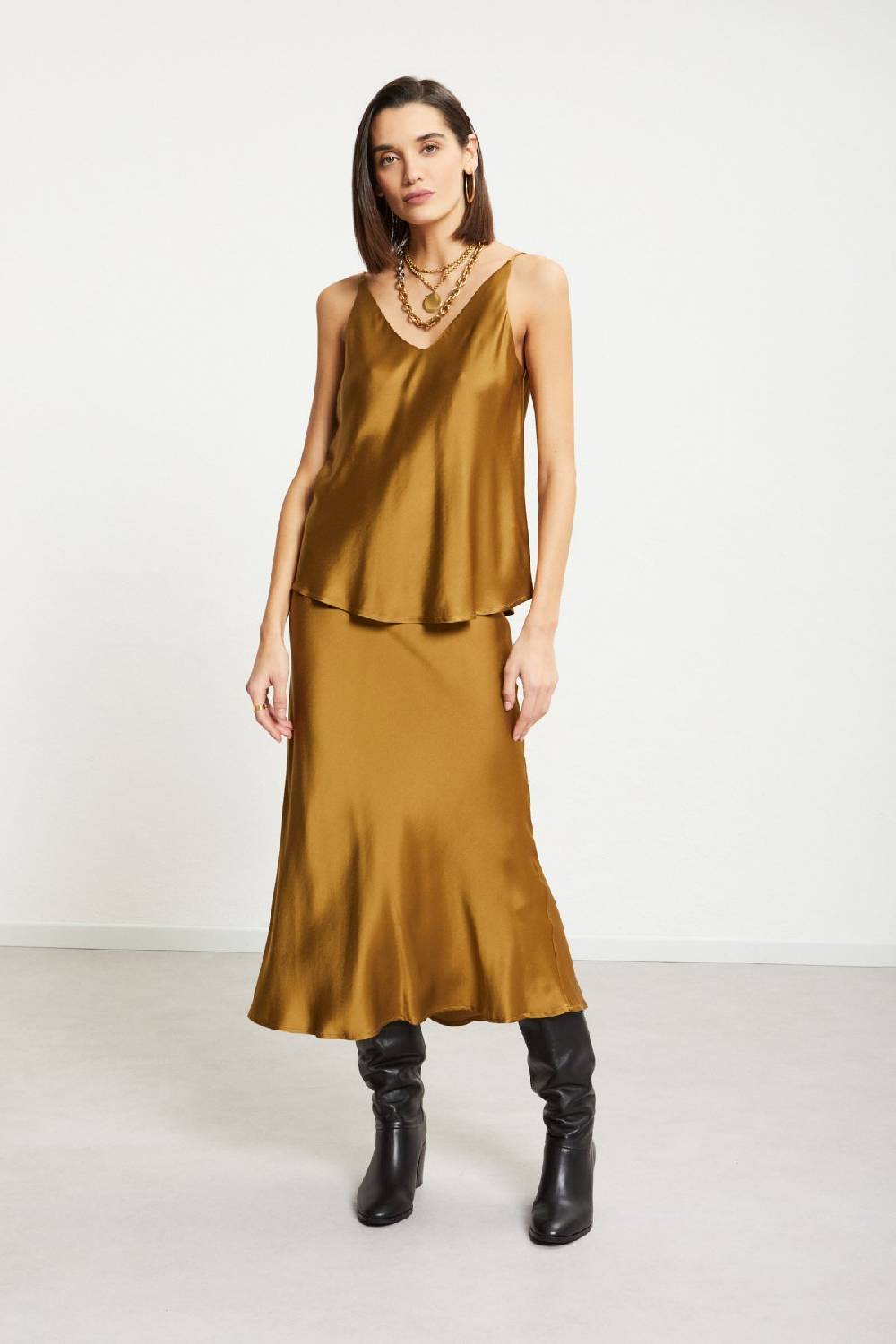 ottod'Ame Viscose long skirt Nuovo