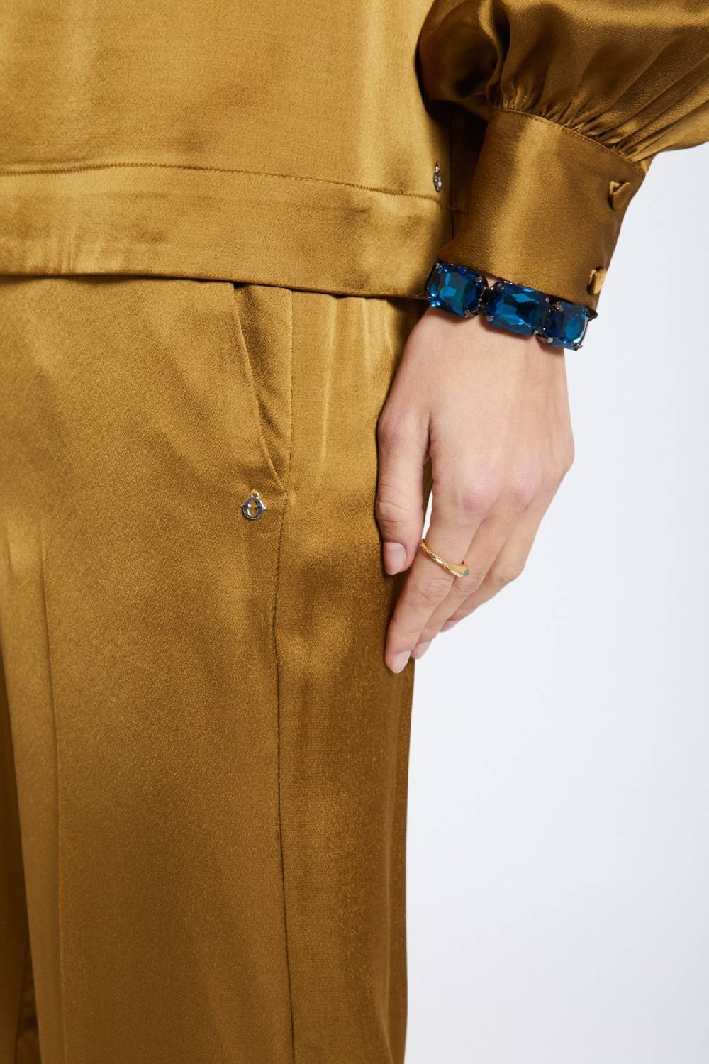 ottod'Ame Viscose palazzo trousers Vendita