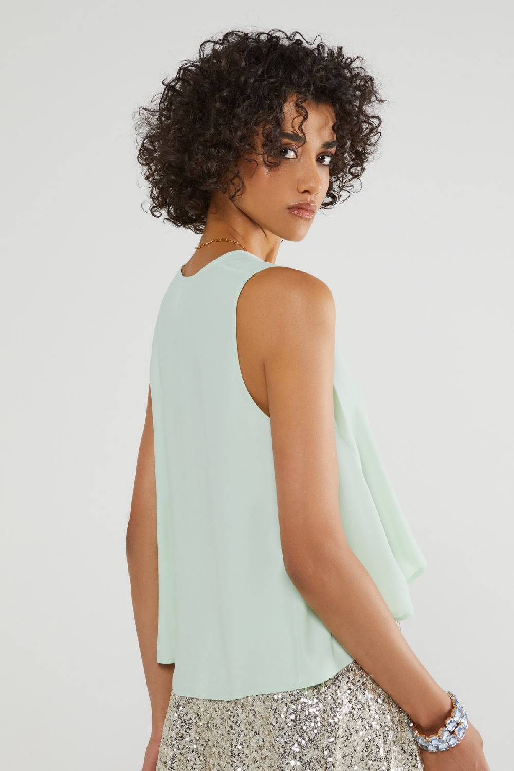 ottod'Ame Silk blend top Fino Al -60%