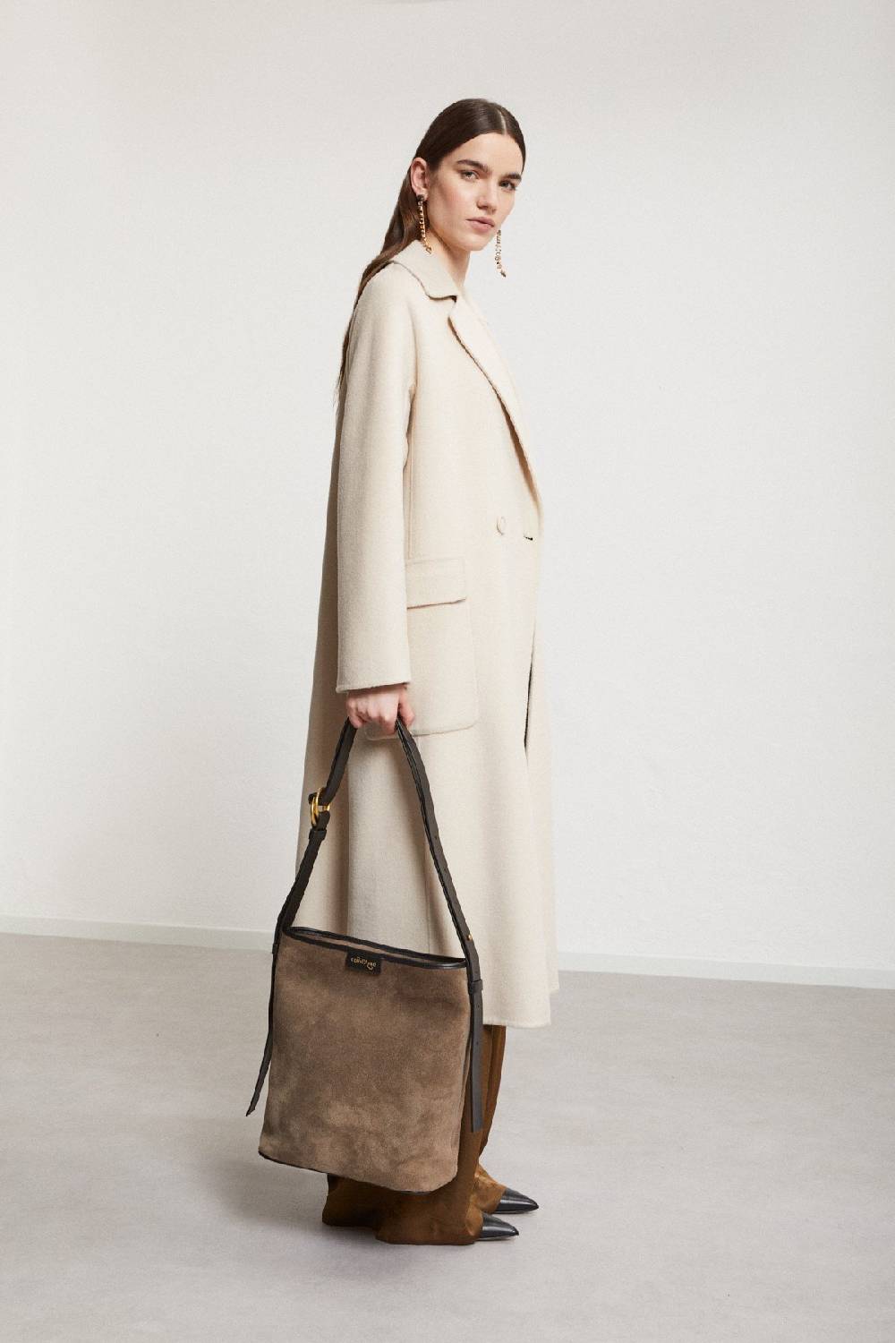 ottod'Ame Leather bucket bag Presa