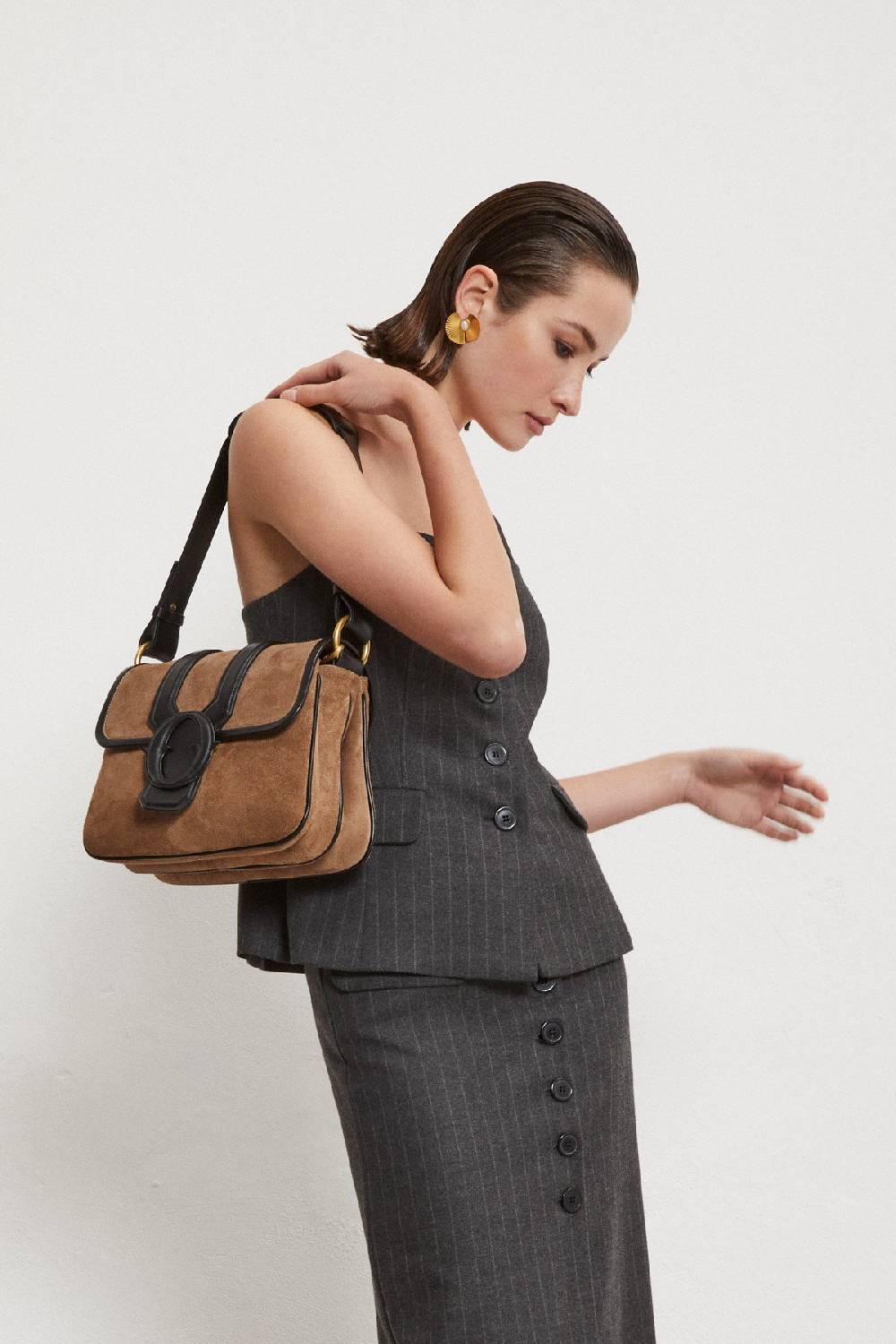 ottod'Ame Leather tesorino bag Sconto
