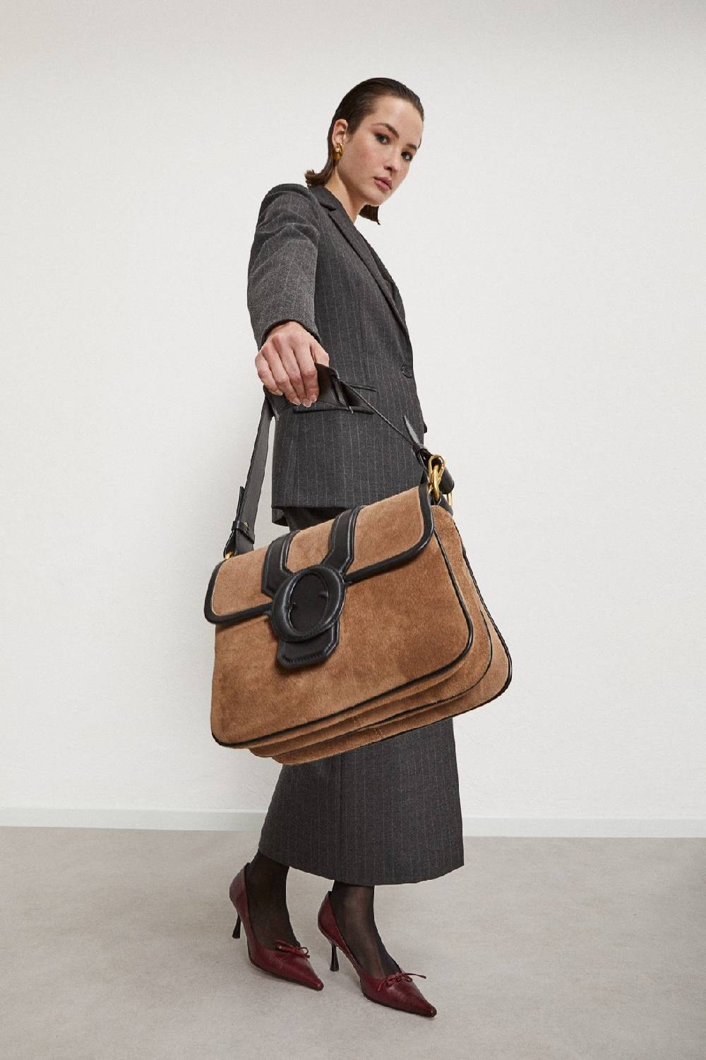 ottod'Ame Leather tesorino bag Sconto