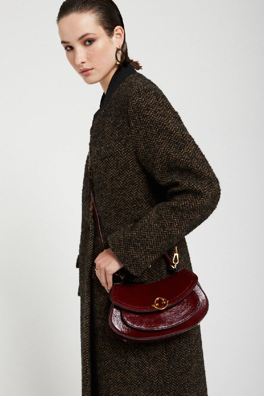 ottod'Ame Leather belly mini bag Online