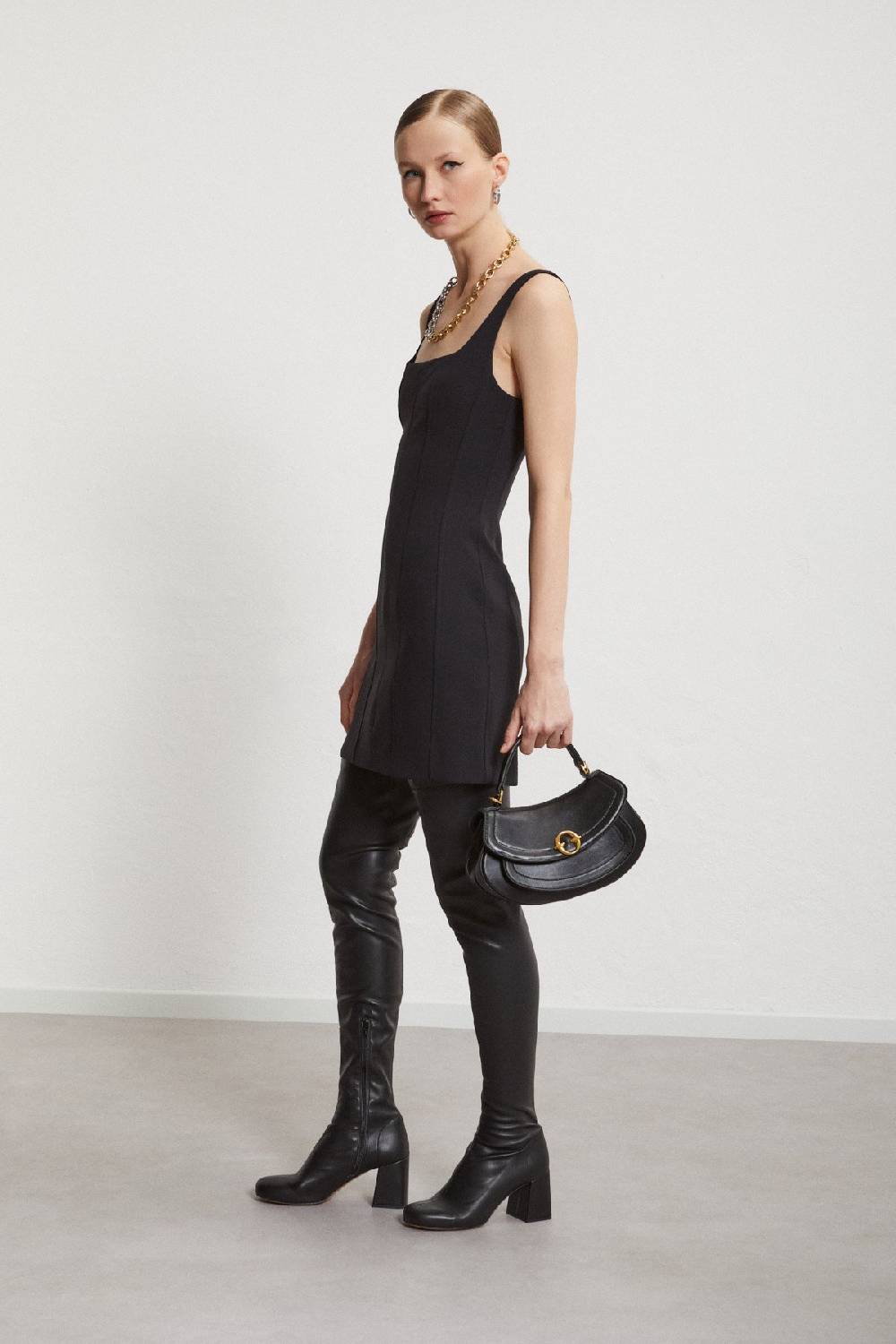 ottod'Ame Leather belly mini bag Outlet