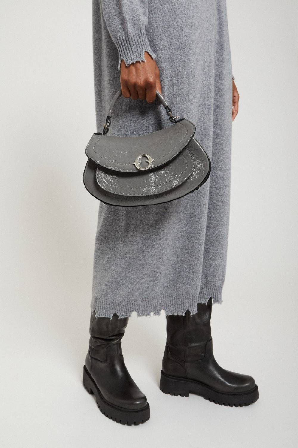 ottod'Ame Leather belly mini bag In Vendita