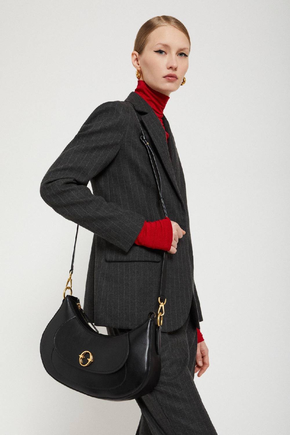 ottod'Ame Leather belly maxi bag Saldi