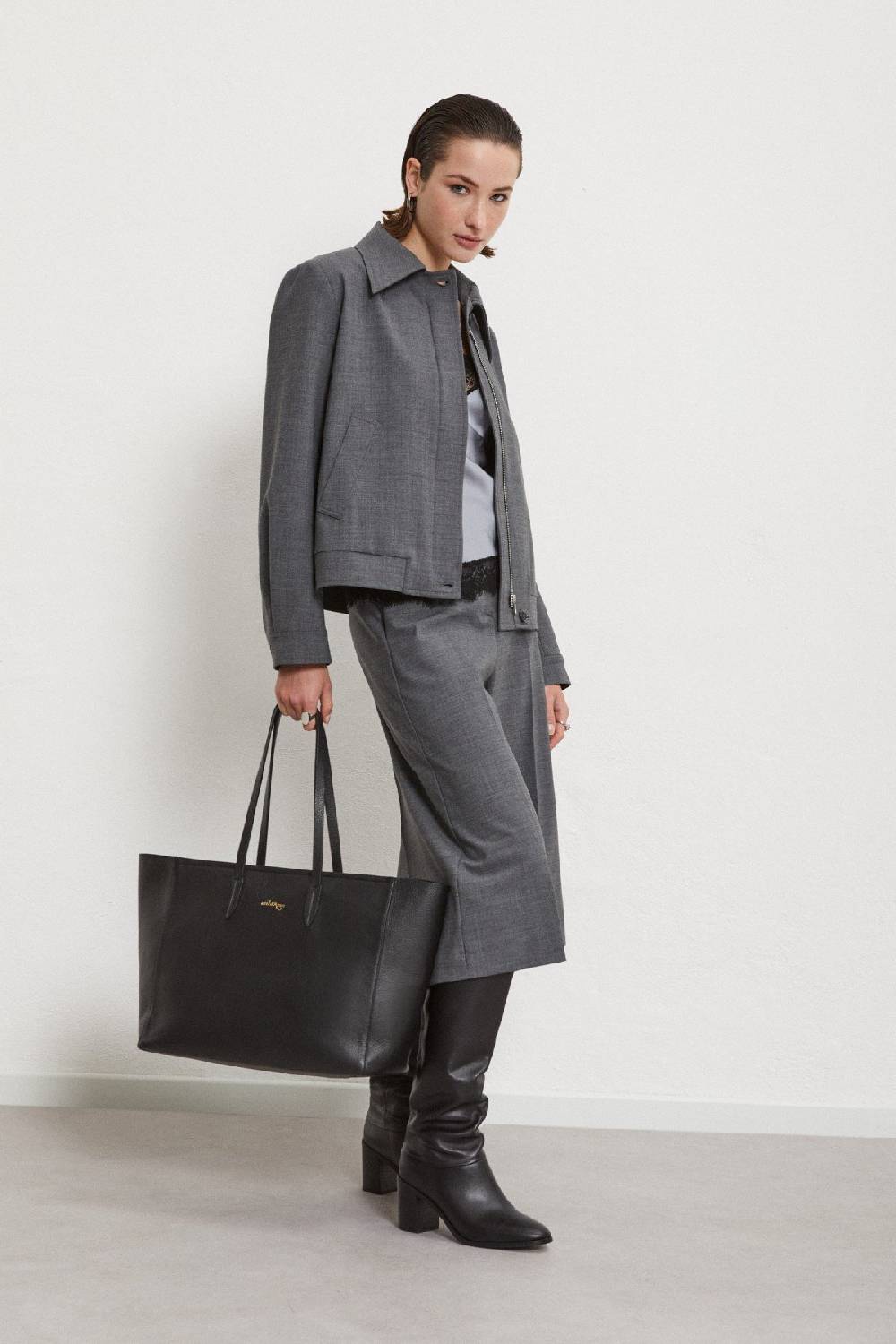 ottod'Ame Leather shopping bag Hotsell
