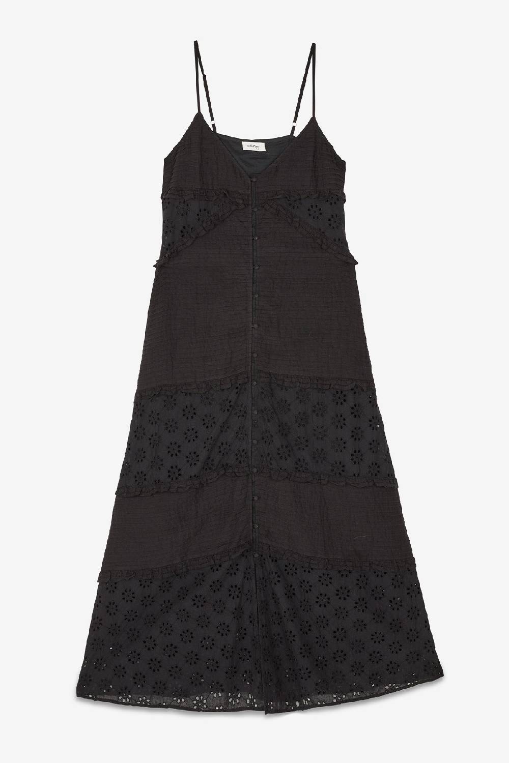 ottod'Ame Broderie anglaise long dress with ruffles I Più Venduti