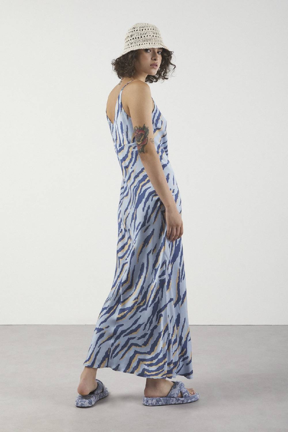 ottod'Ame Viscose long dress Moda
