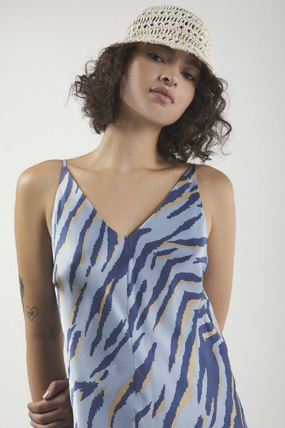 ottod'Ame Viscose long dress Moda