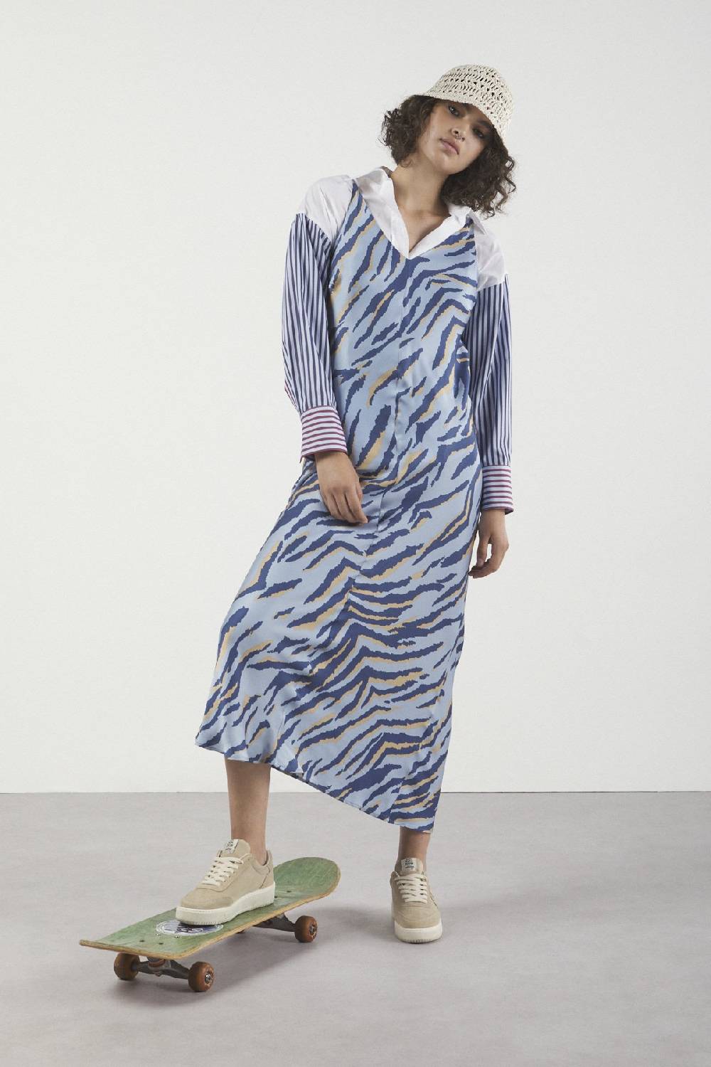 ottod'Ame Viscose long dress Moda