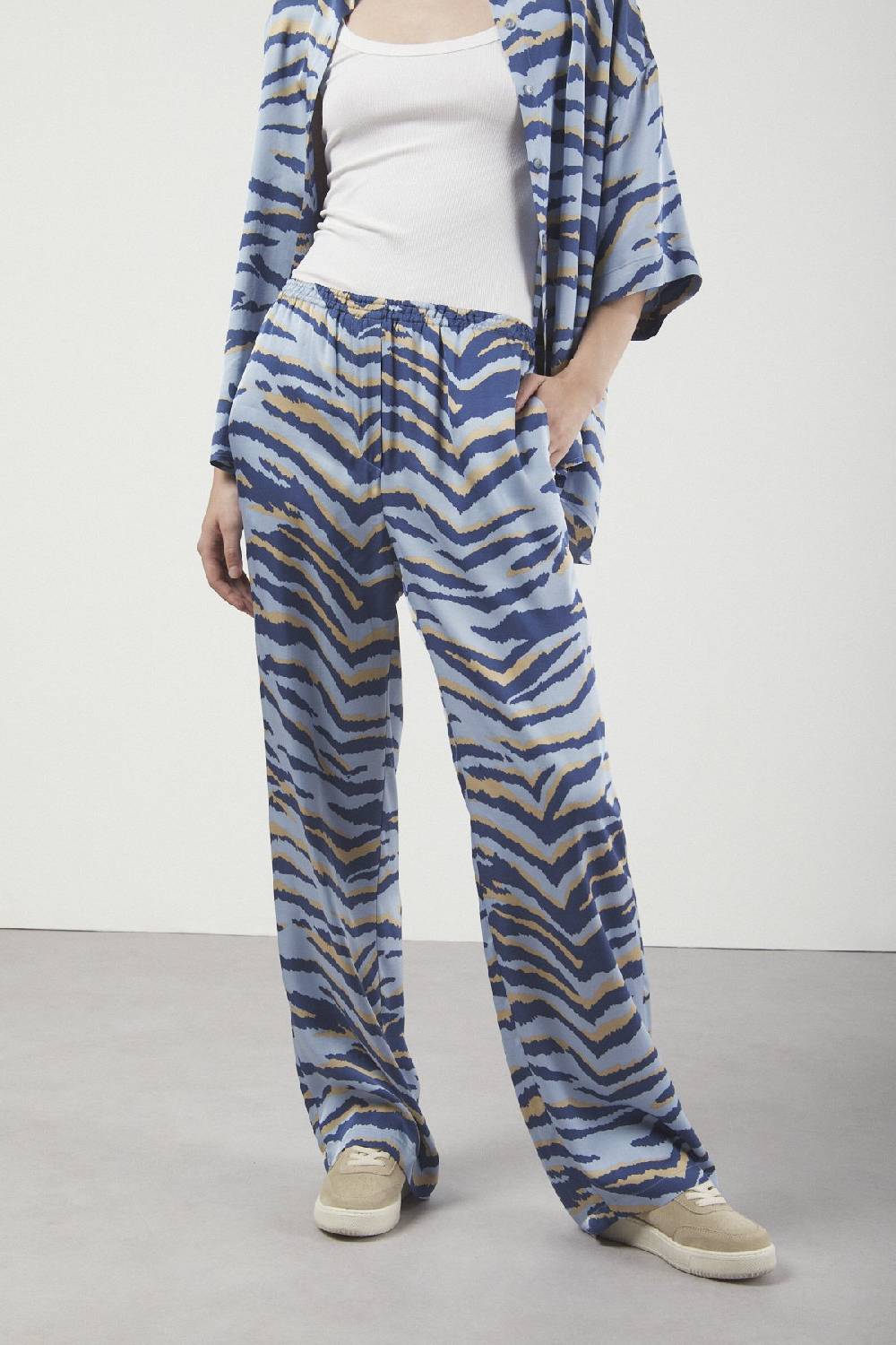 ottod'Ame Viscose palazzo trousers Italia