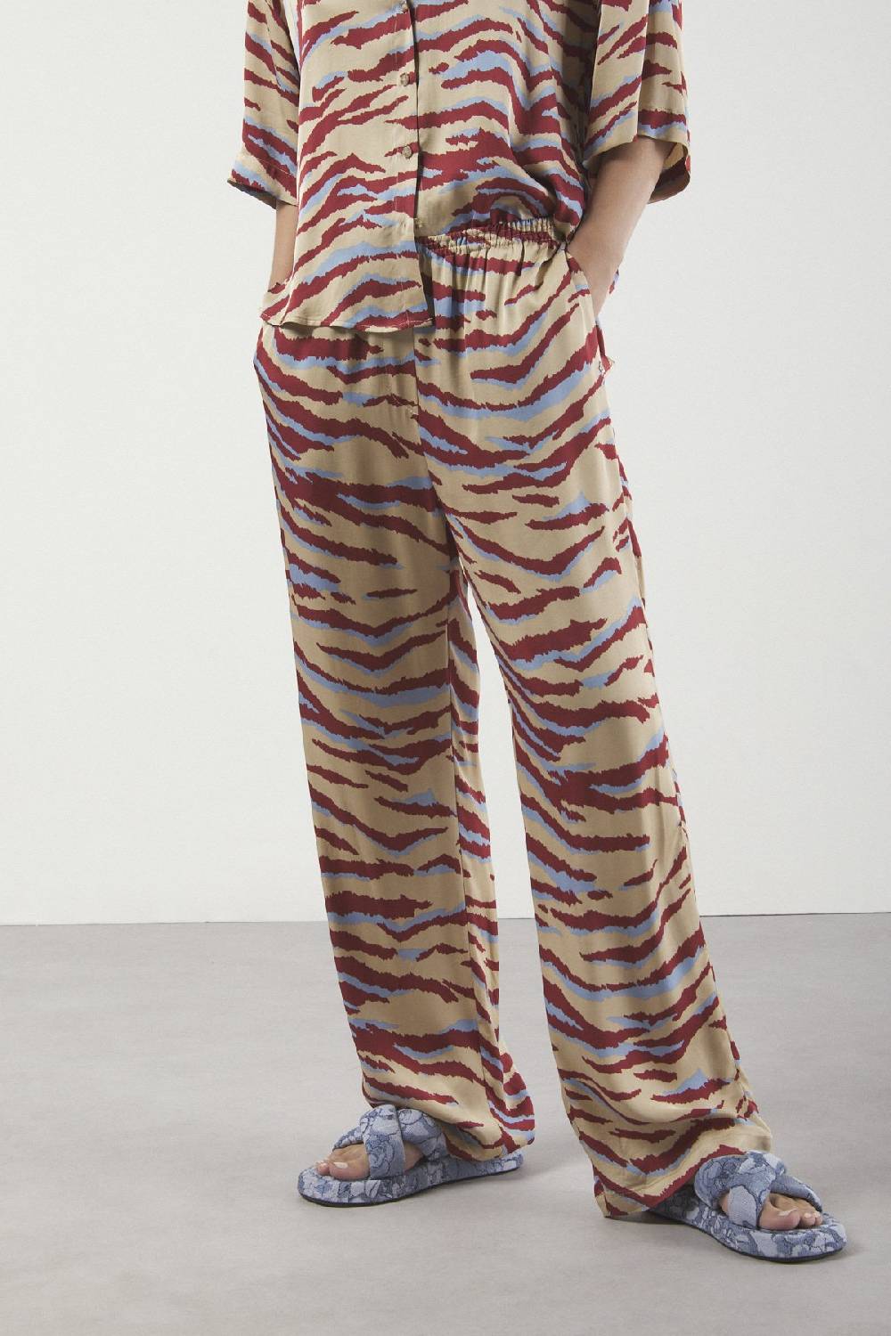 ottod'Ame Viscose palazzo trousers 2025