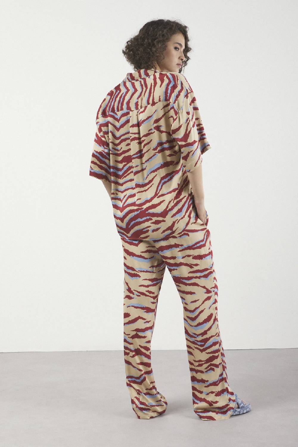 ottod'Ame Viscose palazzo trousers 2025