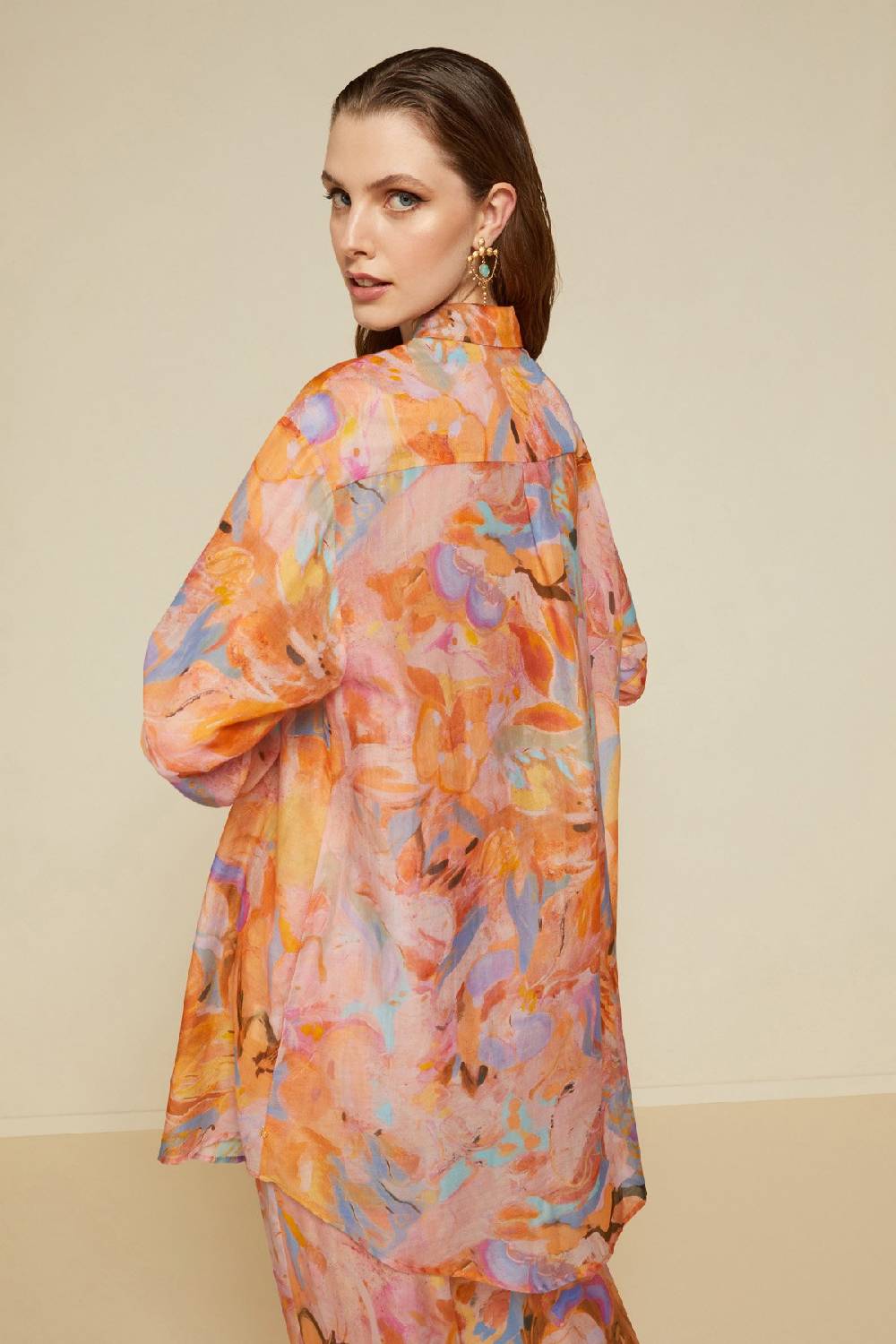 ottod'Ame Silk blend oversized shirt Promozione Limitata