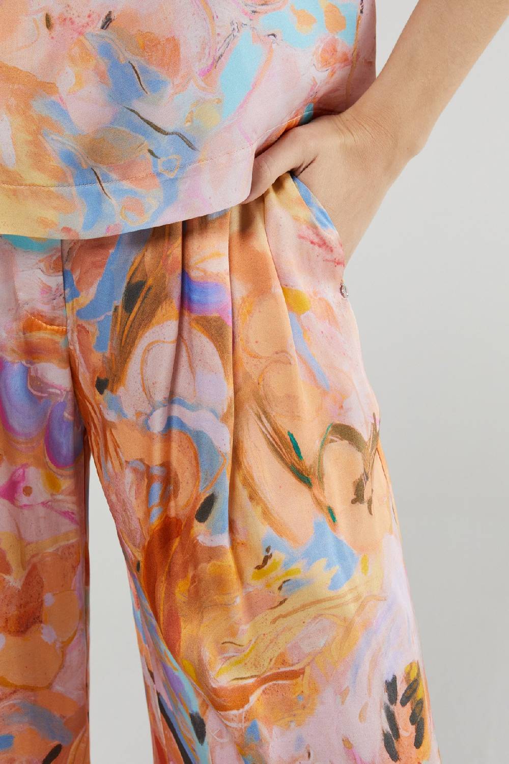 ottod'Ame Viscose palazzo trousers Prezzo Ridotto