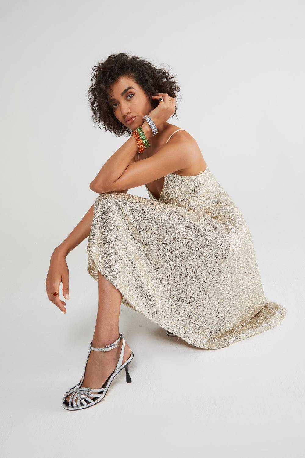 ottod'Ame Short dress with sequins Sottocosto