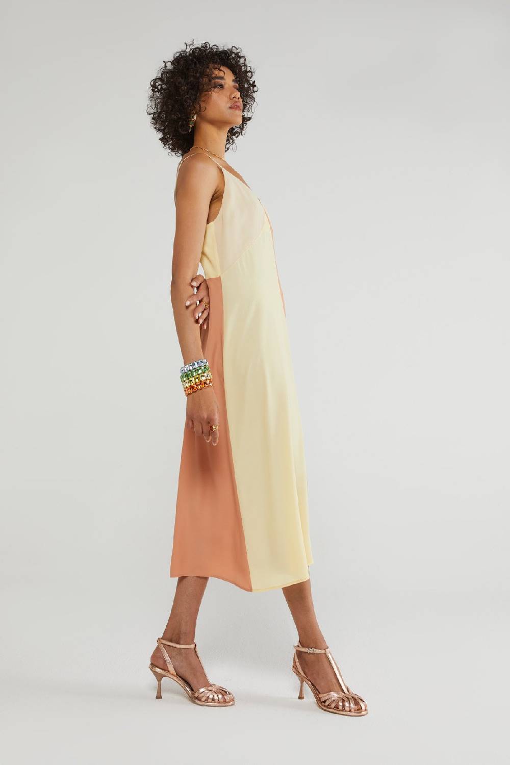 ottod'Ame Silk blend slip dress In Vendita