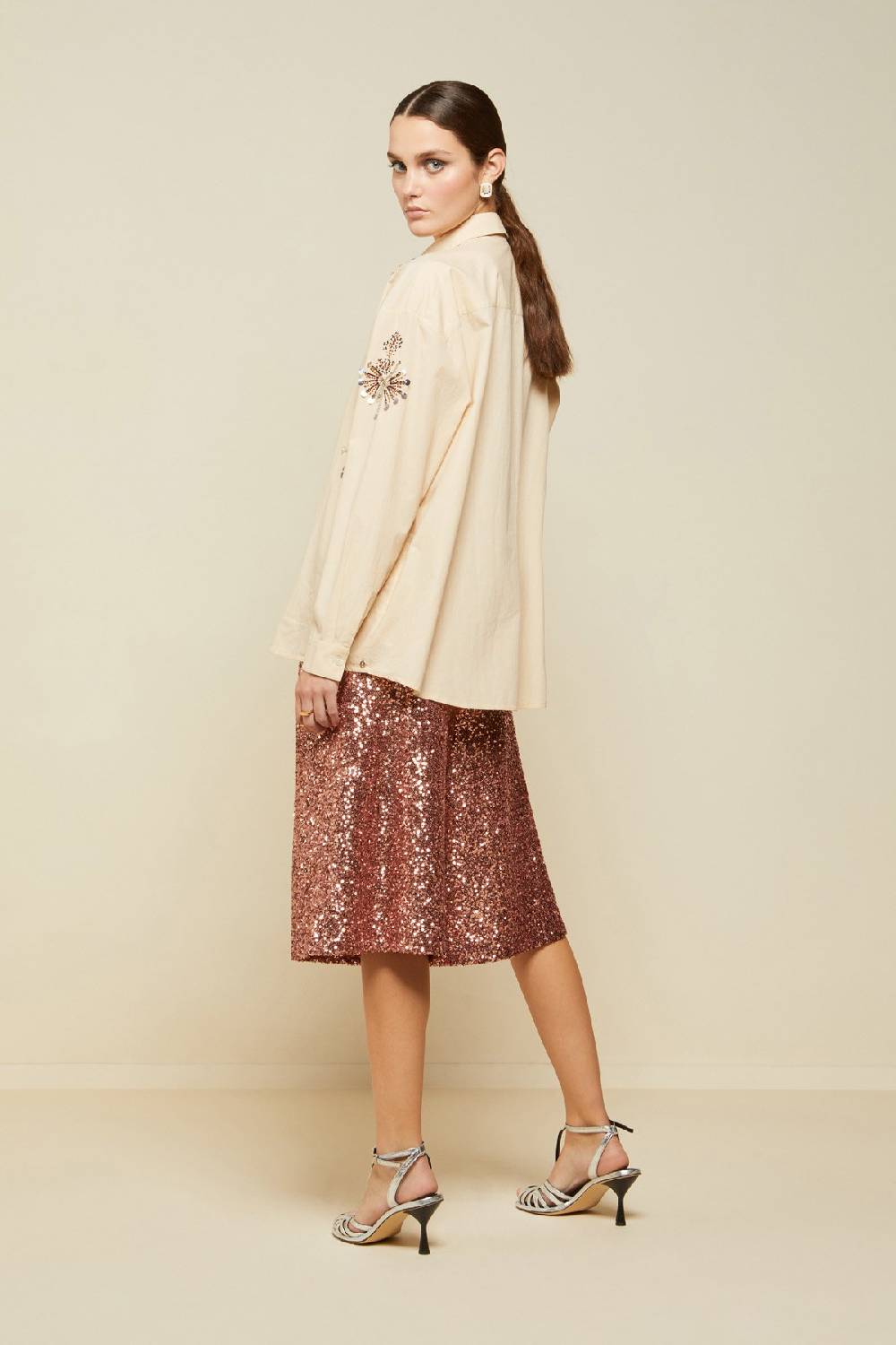 ottod'Ame Trousers with sequins Saldi