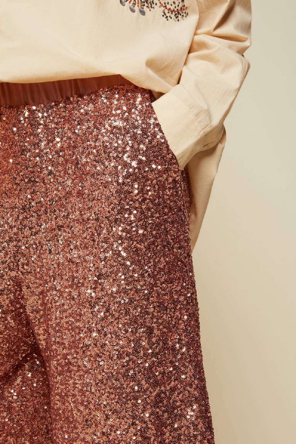 ottod'Ame Trousers with sequins Saldi