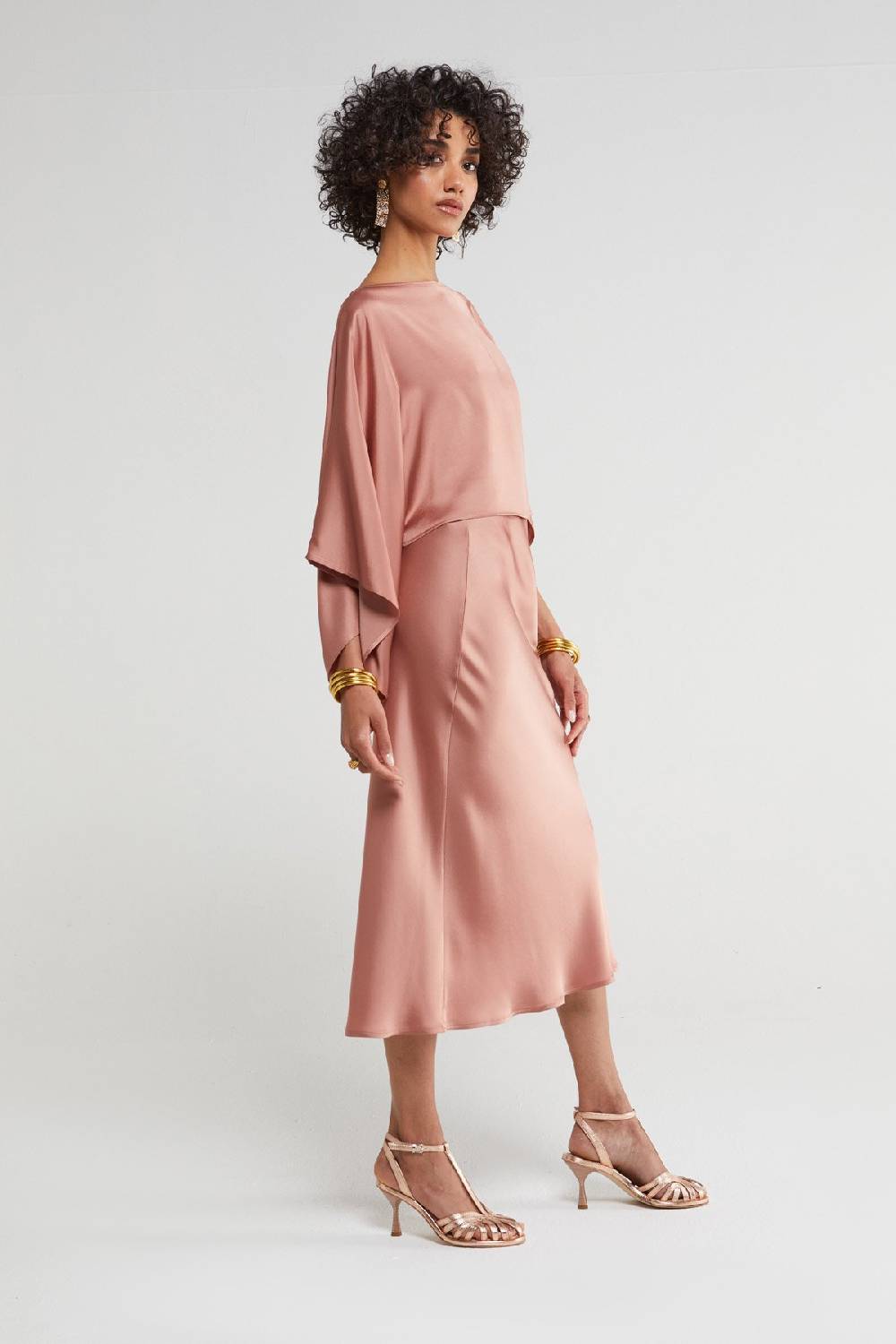 ottod'Ame Viscose midi skirt Vendita Calda