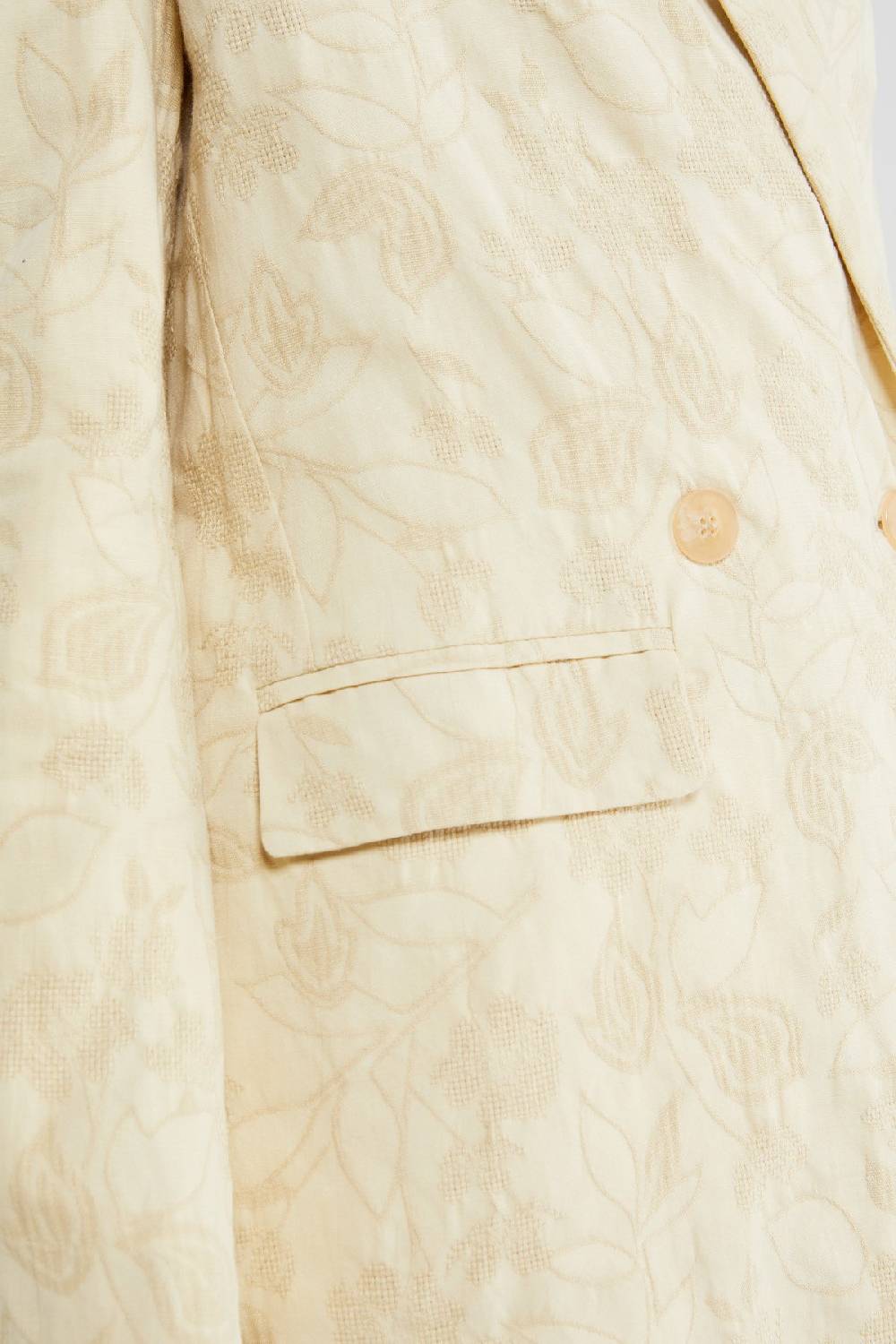 ottod'Ame Double-breasted jacket with embroidery Nuova
