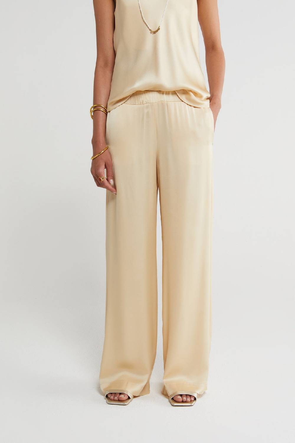 ottod'Ame Viscose palazzo trousers 2025