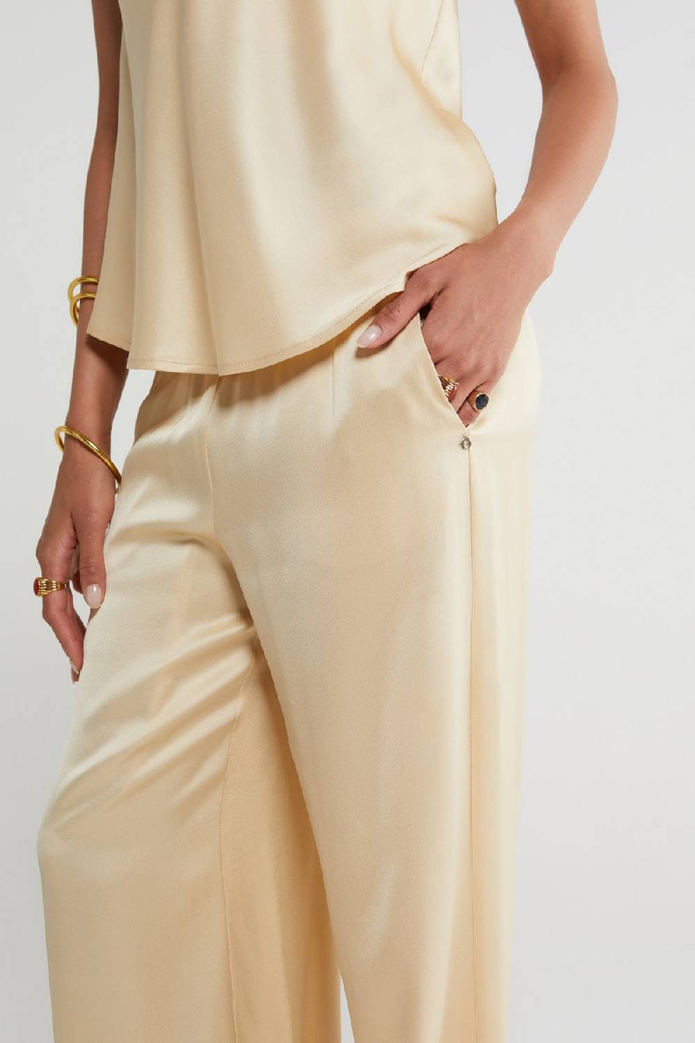 ottod'Ame Viscose palazzo trousers 2025