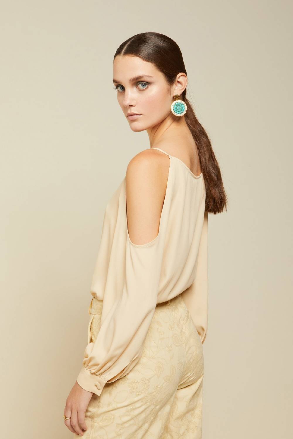 ottod'Ame Silk blend sweater In Linea