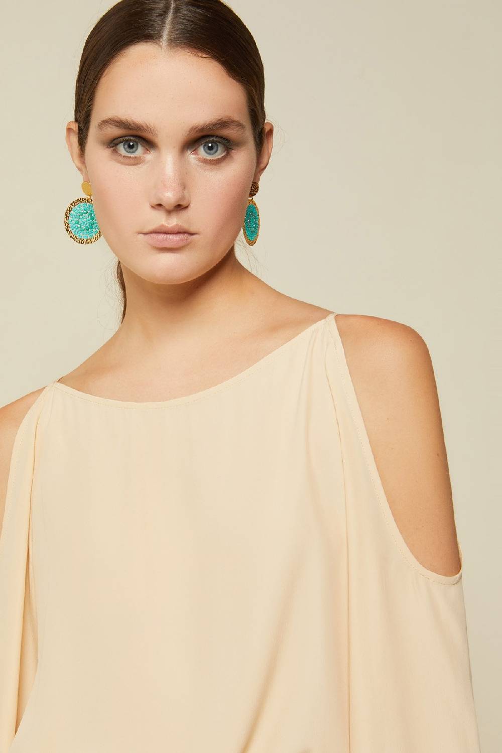 ottod'Ame Silk blend sweater In Linea