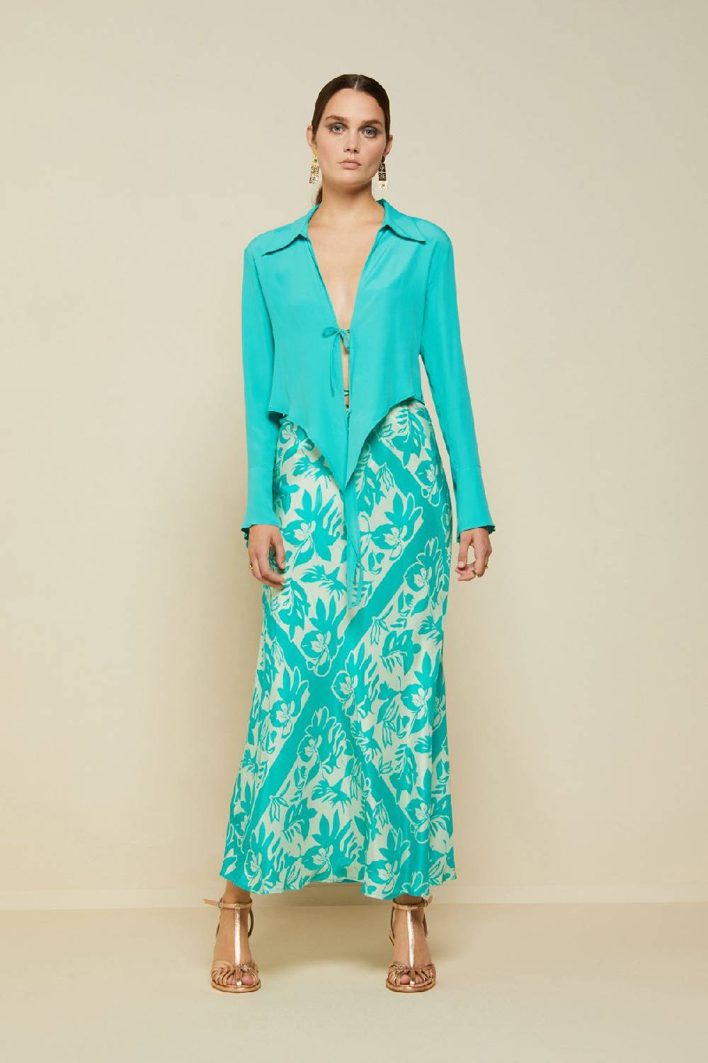 ottod'Ame Silk blend criss-crossed sweater Promozione