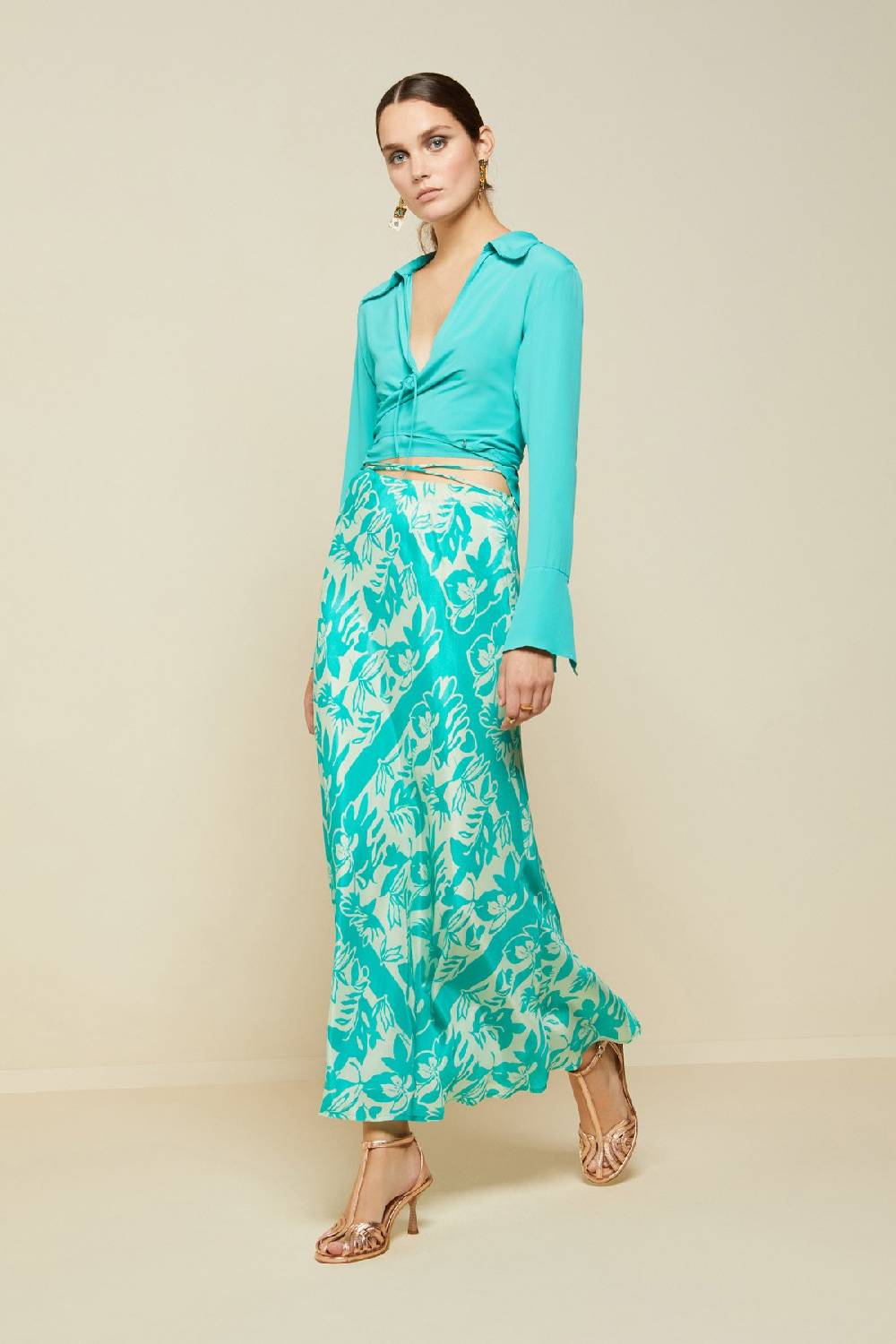 ottod'Ame Silk blend criss-crossed sweater Promozione
