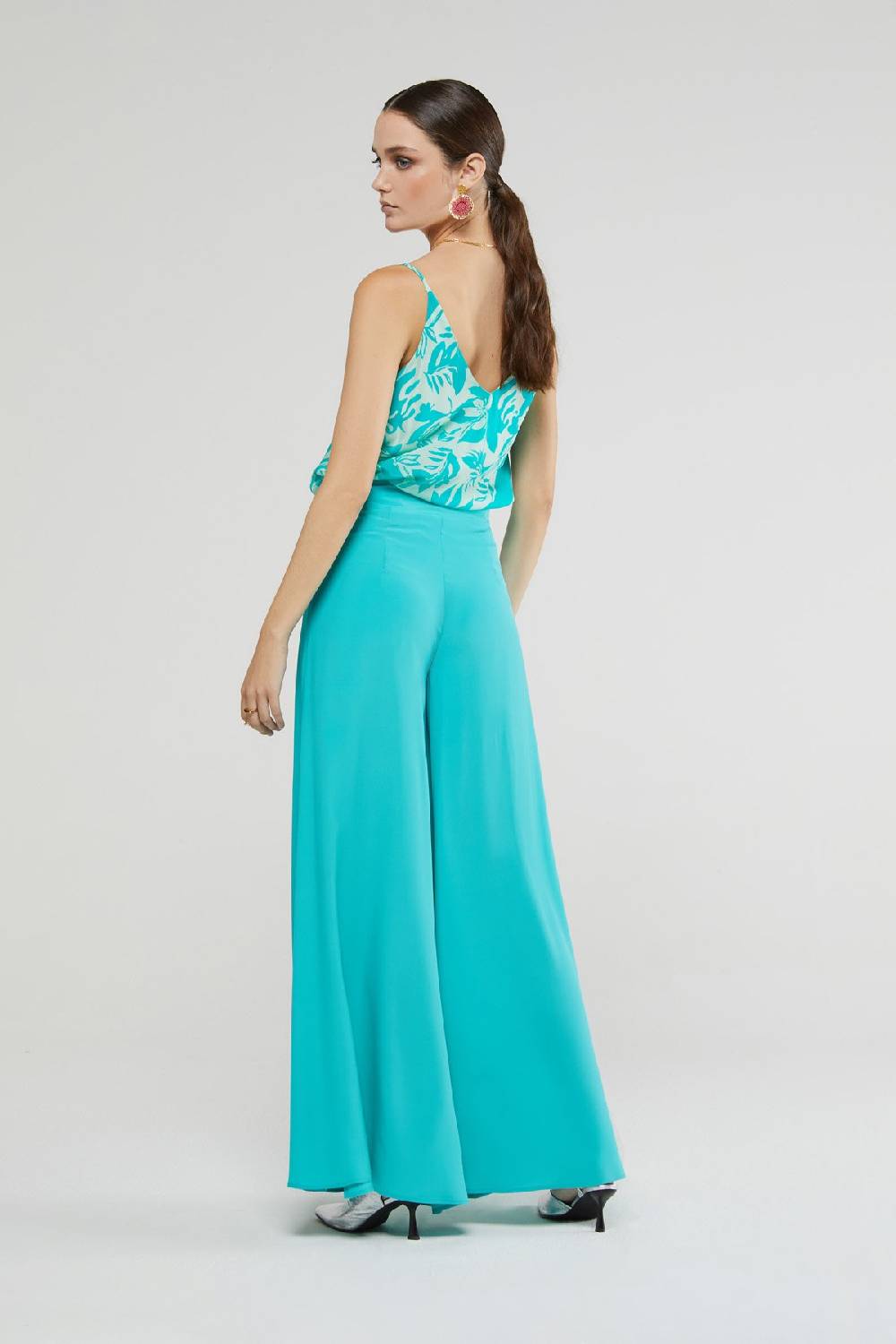 ottod'Ame Silk blend palazzo trousers Pezzi Unici