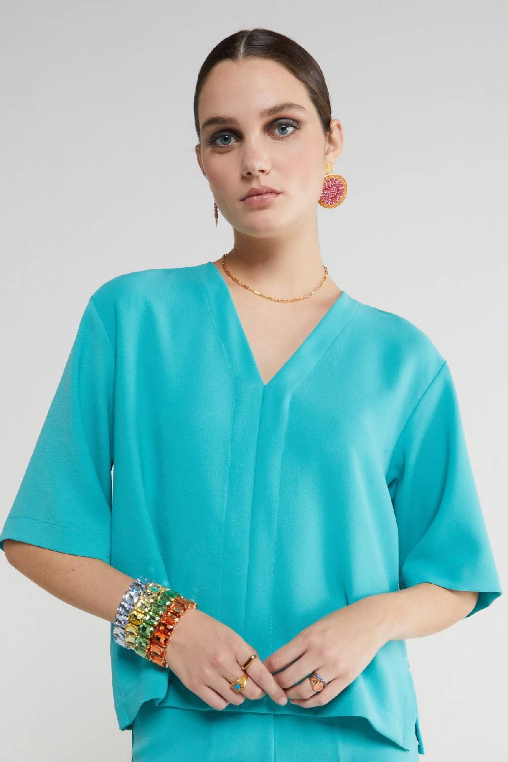 ottod'Ame Fluid V-neck sweater Consegna Veloce