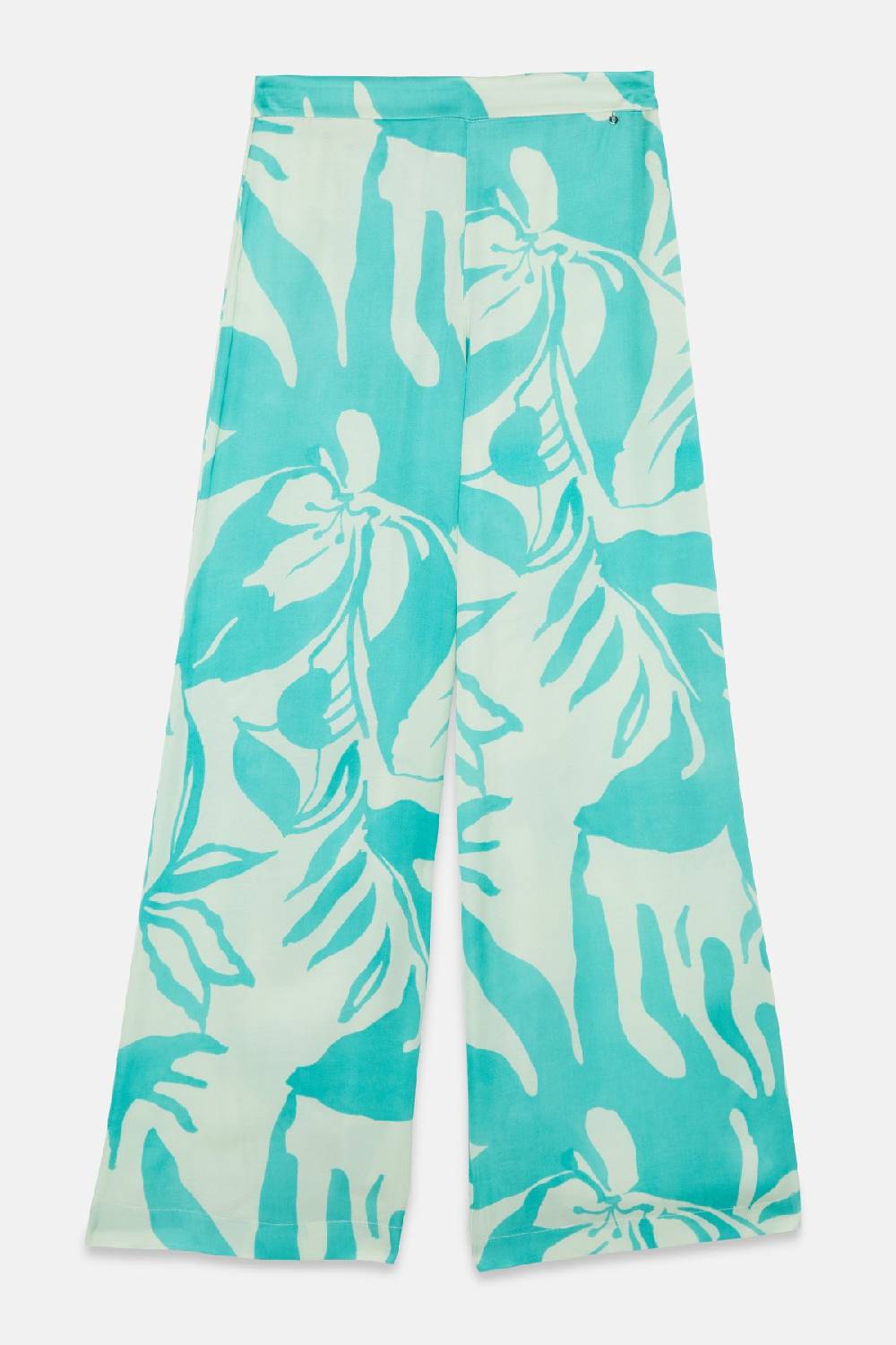 ottod'Ame Printed viscose trousers Shopping Online