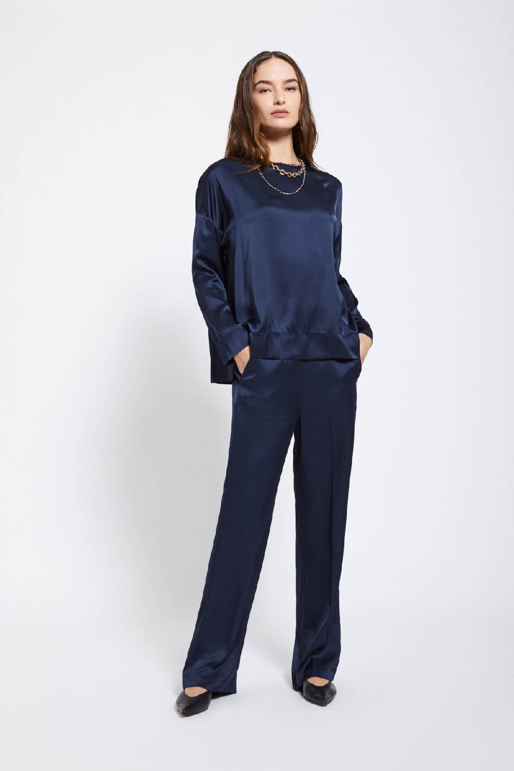 ottod'Ame Viscose palazzo trousers Enormi risparmi