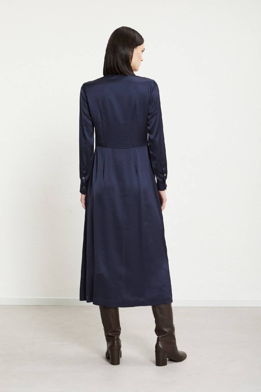ottod'Ame Viscose long dress with V neck Sconto