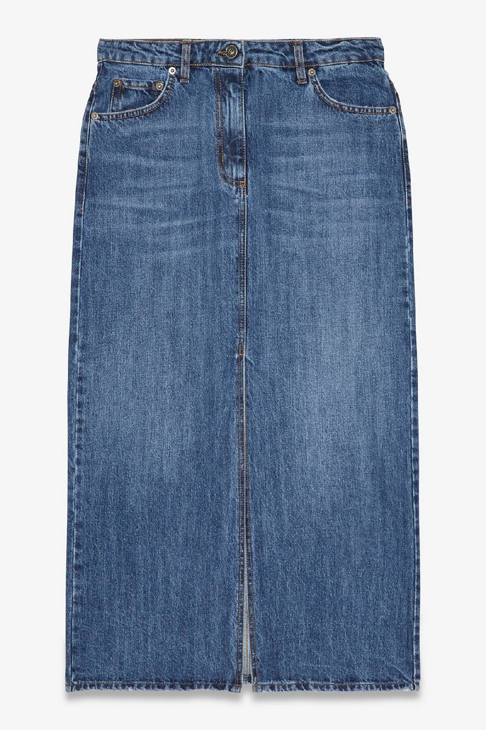 ottod'Ame Denim midi skirt Online
