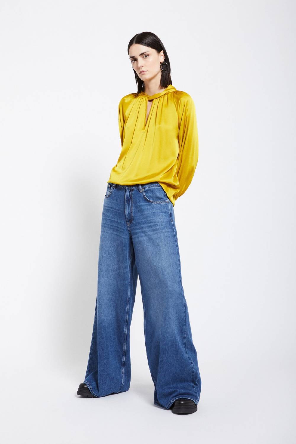 ottod'Ame Jeans Wide Low Rise Outlet