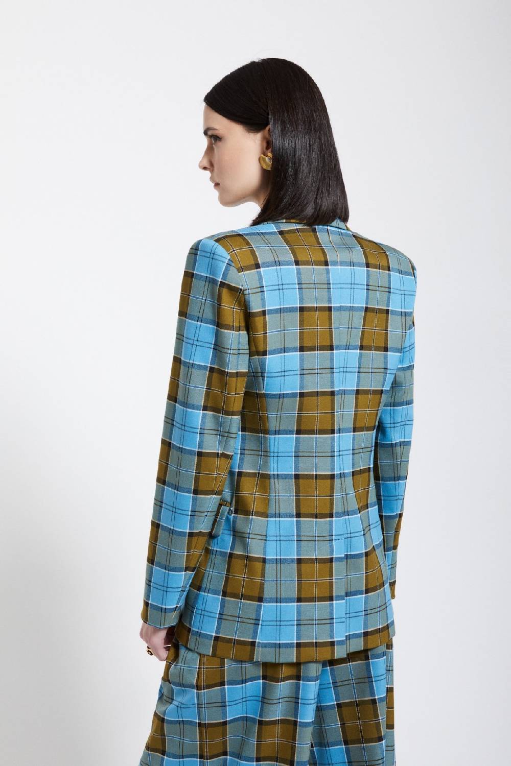 ottod'Ame Tartan double-breasted jacket Offerte