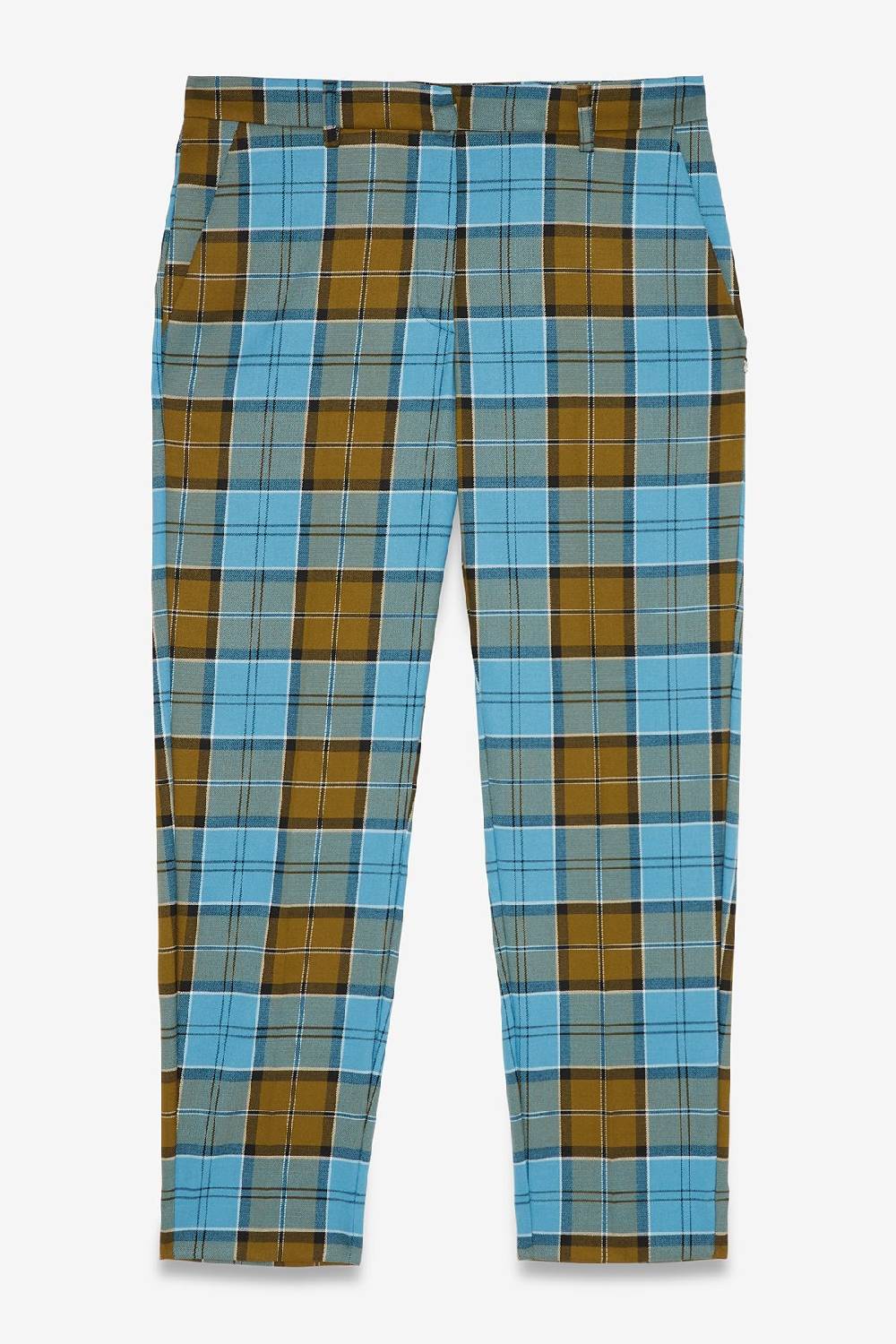 ottod'Ame Printed tartan anlke lenght trousers Hotsell