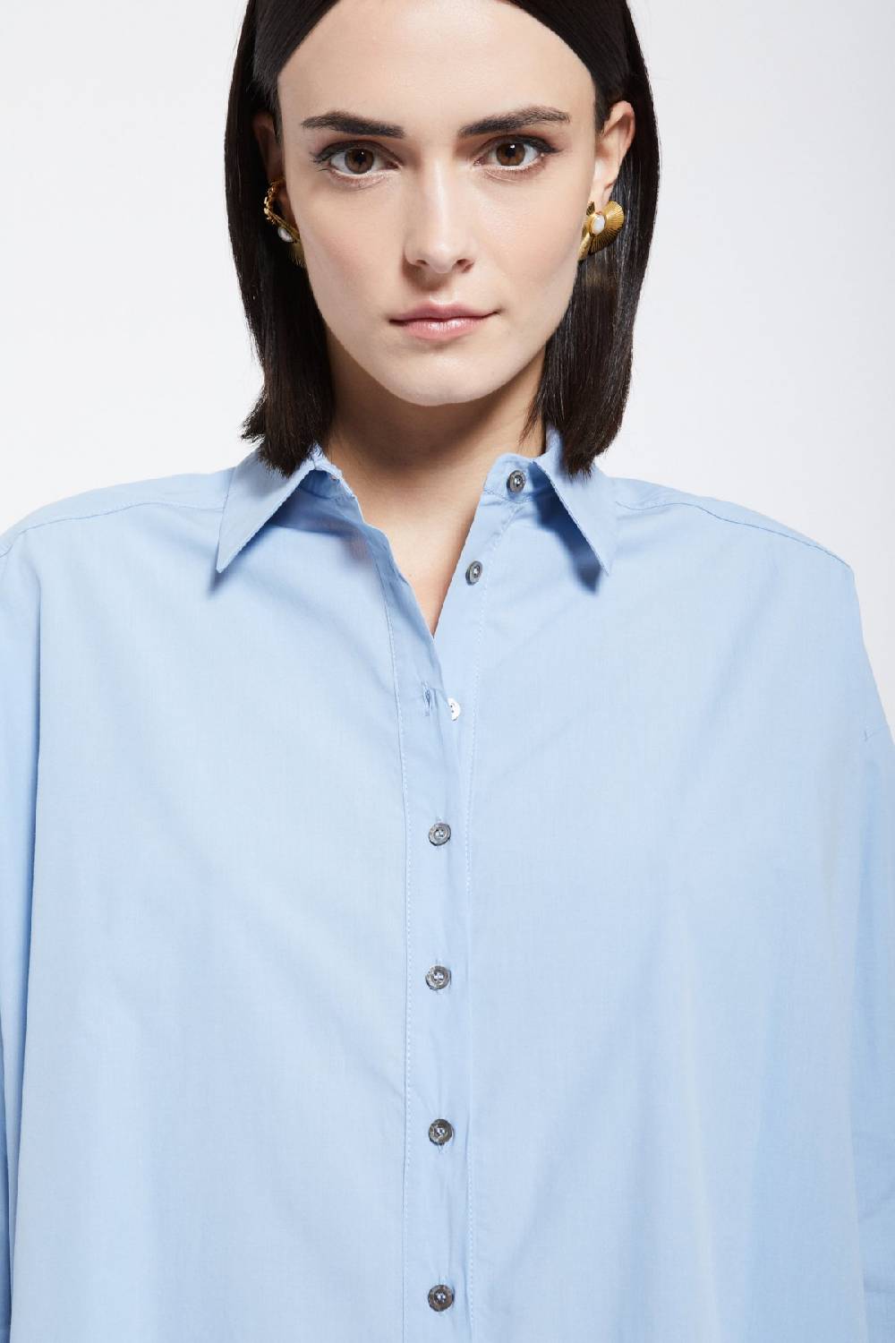 ottod'Ame Poplin shirt with asymmetric bottom I Più Venduti