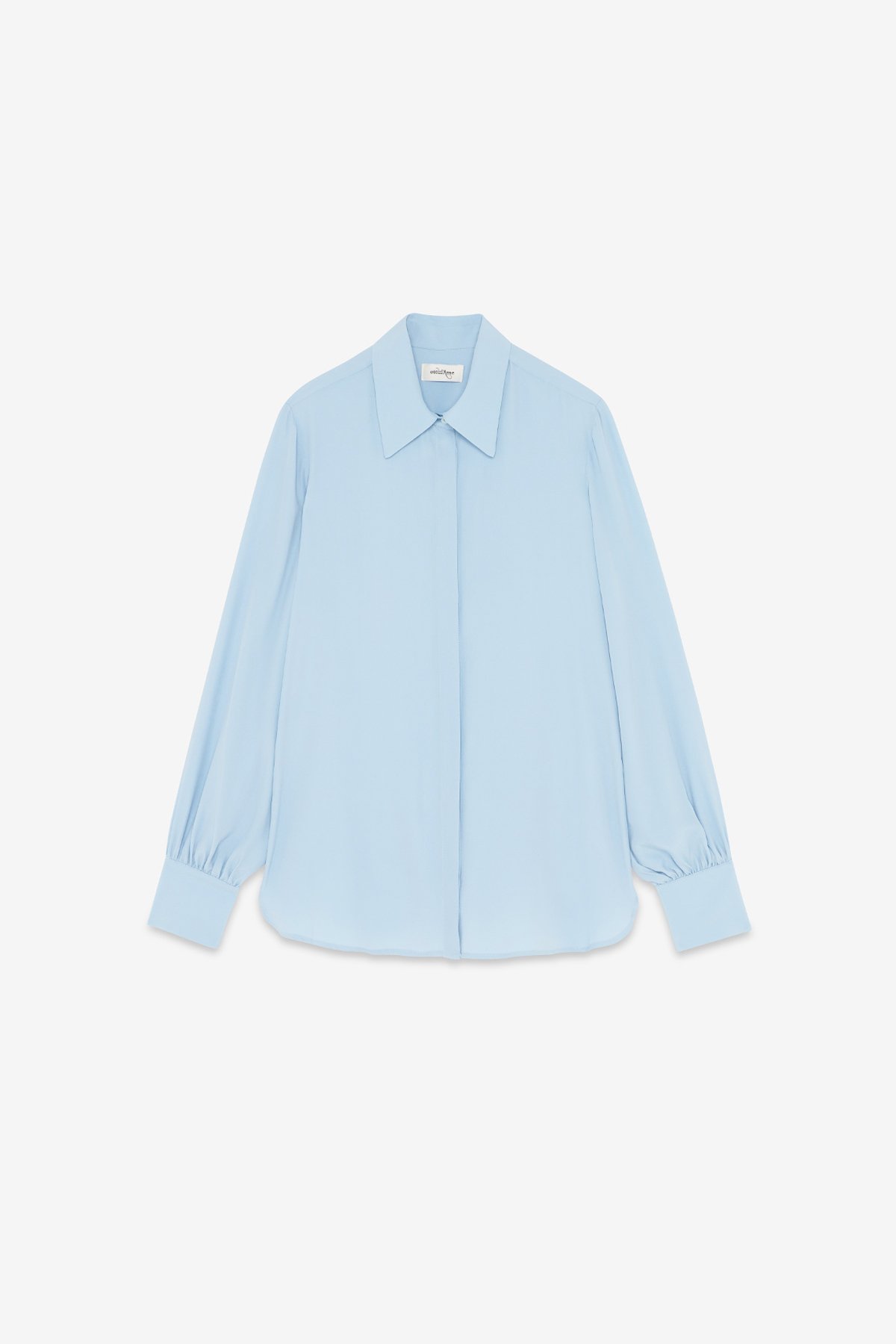 ottod'Ame Silk-blend shirt Vendite Flash